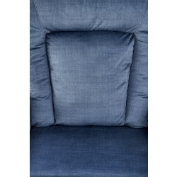 Фото4.Крісло розкладне BARD Темно-синій Halmar